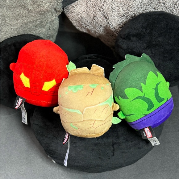 Mattel Marvel Cuutopia Groot Ironman Hulk 5" UltraSoft Stuffed 3 Toy Plush - Picture 4 of 7
